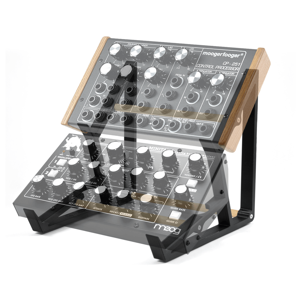 MOOG Minitaur (bottom), CP251 (top) Dual Stand